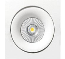 Cádiz kantelbare inbouw vierkant wit + Triac driver
