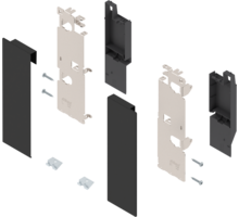 Legrabox fronthouderset C, carbon zwart