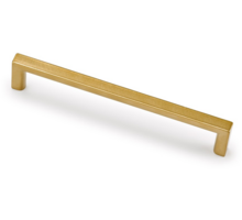 Greep LAPS verguld ovaal 222x22x21mm  hartmaat 192/160mm