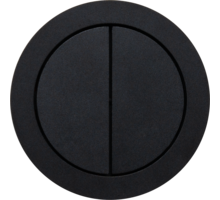 Rond 2.0 Push button 4X- s. trim - black ano