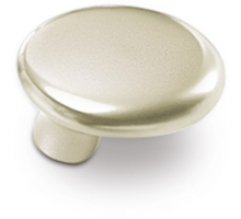 Knop METAL 871 geborsteld nikkel 32x26mm
