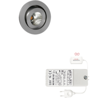 3x Ancona Alu DTW 3000K-2200K +3x verleng+Driver RL dimbaar