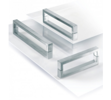 Greep UNIX DUO (paar) geb. RVS 205x25x38, hartmaat 192mm