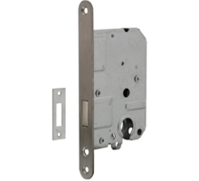 Woningbouw cilinder kastslot 55 mm rvs geborsteld