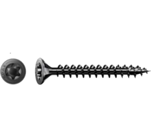 Spax schroef Torx deeldraad 5,0x40 PK verzinkt zwart VE= 200