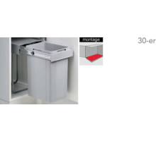 Inbouwafvalemmer Bio Single 30 DT, 32L