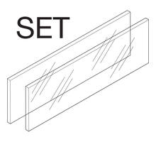 Glazen inschuifelement  Merivobox hoogte E, diepte 270mm