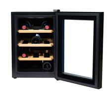 Vinata Wijnkoelkast Compact met vol glazen deur, 12 Flessen