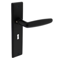 Deurkruk Sophie met schild 181x41x7mm sleutelgat 56mm