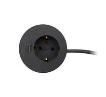 Inbouw module Power spot zwart. Met eGST Plug.