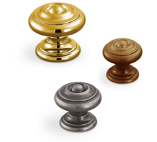 Knop METAL 865 antiek messing 25mm