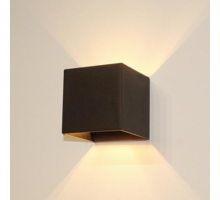 Wandlamp Madrid up/down zwart