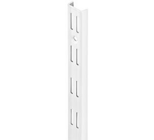 Wandrail dubbel / 1495mm / wit gelakt / VE10