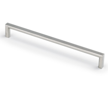 Greep BASIC geb. nikkel 200x8x28mm, hartmaat 192mm