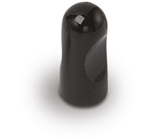 Knop METAL 801 glans zwart diameter 12mm