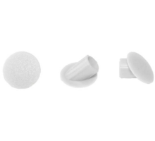 Afdekkappen 45° Clamex, ral 9010, per 100, wit