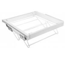 Schoenenrek, uittrekbaar, 900 mm SOFT-CLOSE, Wit