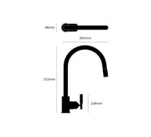 Type A Kitchen Tap/Cross/Mixer w/ Pull Out Spray/Brass