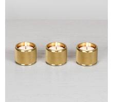Tealight Candle Holder/Triple/Brass