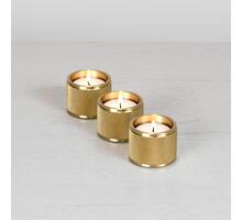 Tealight Candle Holder/Triple/Brass