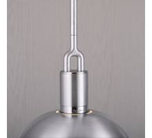 Forked Pendant/Steel/Medium Steel Shade/Medium Opal Gl