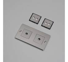 2G Wall Plate/Horizontal/Steel