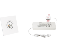 7x Monza vierkant wit DTW 3000K-2200K  + 6x verl +ZigBee