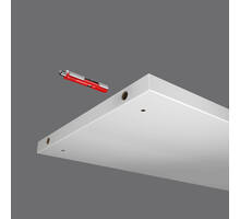 Plankdrager Lara-Sofia stift 5mm, boring 8x45mm
