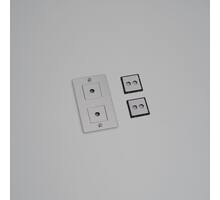 2G Wall Plate/Vertical/Steel
