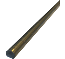 Espagnoletstang 6mm, lengte 1000mm vernikkeld