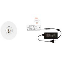 3x Monza rond wit + 3x verlengsnoer + ZigBee Driver 30W