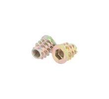 Rampabus conisch M6/12x13mm met rand, geel verzinkt, SW6