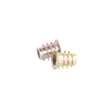 Rampabus conisch M6/12x13mm met rand, geel verzinkt, SW6