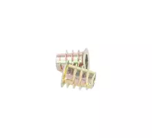 Rampabus conisch M6/12x13mm met rand, geel verzinkt, SW6