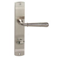 Deurkruk Helena op schild toilet-/badkamersluiting 63 mm