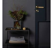 Door Handle Set/Unsprung/Cross/Brass