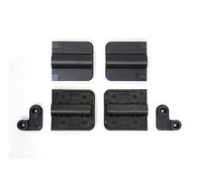 Dekselscharnier zwart soft close, prijs per set