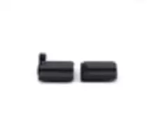 Dekselscharnier zwart soft close, prijs per set