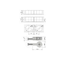 Bladverbinder Quick Tech 64mm, boring 35mm, VE= 250