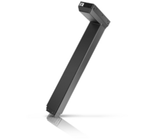Kolom DL16 zwart, hoogte 560mm, slag 650mm, 80Kg.