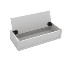 Dekselscharnier zwart 20BL soft close infrees, prijs per set