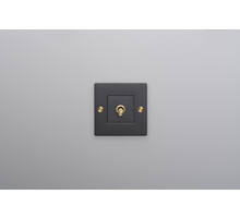 EU 1G Toggle Switch/w/out B+P Logo/Smoked Bronze
