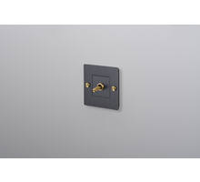 EU 1G Toggle Switch/w/out B+P Logo/Smoked Bronze
