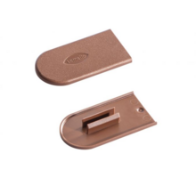 Cabineo afdekkappen, 100stuks, ral 8007, reebruin