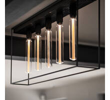 Caged Ceiling Light 5.0/Black Marble