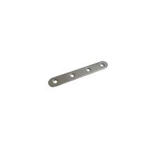 Verbindingsplaat 78x15mm dikte 1.8mm, verzinkt, afgerond