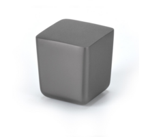 Knop MINI grafiet 25X25mm, hoogte 28mm