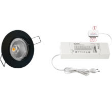 2x rond zwart+2xpowerled+2xverl.+ZigBee