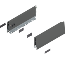 Merivobox zijkant M-hoogte, R+L, 270mm kleur: orion grijs