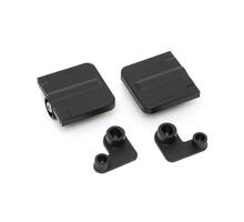 Dekselscharnier zwart 15BL soft close, infrees prijs per set